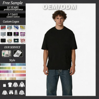 T-shirt décontracté pour homme avec graphismes de logo personnalisés, coupe ample et ajustée, t-shirt surdimensionné