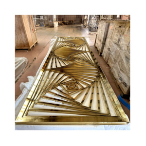 Divisores de habitación metálicos decorativos Paneles de pared metálicos cortados con láser Divisor de habitación de pantalla de Metal - Product Image 6