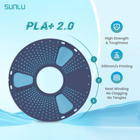 Sunlu Pla 2.0 Filament d'impression 3D haute vitesse 1kg 1.75mm bobine +/- 0.02mm tolérance dure forte FDM tiges en plastique pour imprimante 3D