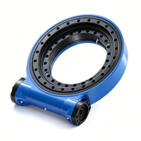 Moteur DC 24V Fenghe SE7-73-H-R pour système de suivi solaire, entraînement de rotation à vis sans fin simple, système rotatif autobloquant pour suivi d'axe de panneau PV