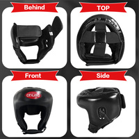 Casque de boxe et de MMA personnalisé en cuir PU léger, respirant, avec protection, taille et logo personnalisables