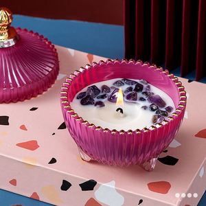 Aromatherapy <b>Candles</b> for Home, Scented <b>Soy</b> Wax <b>Candles</b> With Floral Zen Tea Scents/ - Product Image 4