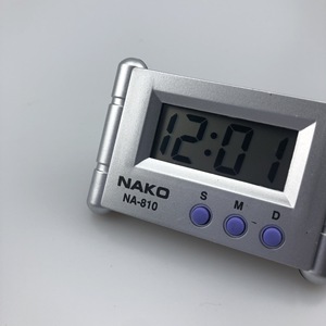 Nako Digital <b>Clock</b> Na-810 Rectangle <b>Battery</b> Operated Day Date Display - Product Image 2