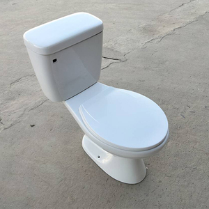 Mercado de América Latina Buena venta Stock barato 2 PC Wc Siphonic Cerámica Inodoro de dos piezas Inodoro Economía - Product Image 2