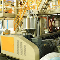 Volledig automatische PLC-gestuurde 3-laags ABC-folie blaasco-extrusiemachine voor HDPE/LDPE/LLDPE landbouwkasfolie