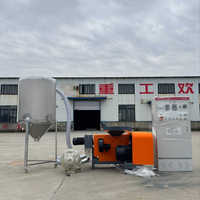 Machine de recyclage de film plastique PP LDPE HDPE, granulateur de film, refroidissement par air