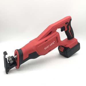 Scie sabre sans fil rechargeable au lithium, scie alternative multifonction pour couper le bois, le métal et les tubes en PVC, avec lames - Product Image 1