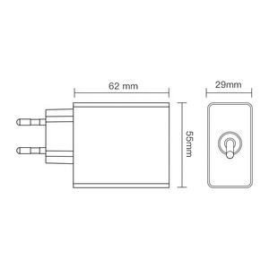 Adaptateur secteur de <span class=keywords><strong>remplacement</strong></span> 65w 65 Watts Portable Usb c Pd Gan Adaptateur rapide Dc pour dell hp asus lenovo Type c <span class=keywords><strong>Chargeur</strong></span> d'ordinateur portable 65 watts - Product Image 3