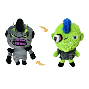 Poupée Monstre en Peluche Personnalisée OEM/ODM avec Yeux en Plastique, Poupées Monstres Rembourrées de Taille Personnalisée, Poupée Monstre en Peluche de Dessin Animé - Product Image 3