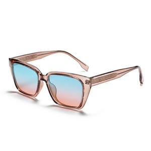 21039 thời trang chất lượng cao kẹo màu phân cực Shades Thiết kế biểu tượng tùy chỉnh PC + CP vuông khung Kính mát phụ nữ người đàn ông 2025 - Product Image 3