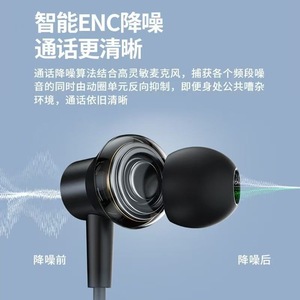 Sports Earphones In Ear Type C <b>Wireless</b> Touch Control IPX4 Waterproof AAC Codec Dynamic Mic Single Driver - Product Image 5