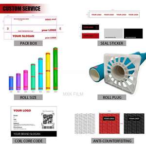 Blau Glänzend Rot Glänzend Metallic Pink Auto-Folierung PPF Carbonfaser Auto-Wrapping-Papier Auto-Vinylfolie Rolle für Vollkarosserie 1,52 X 18m - Product Image 6