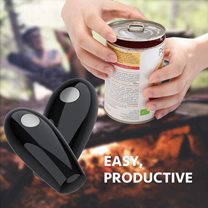 Ouvre-boîte électrique de cuisine pratique ECare, portable, multifonctionnel, automatique, ouverture en un clic, durable, en acier inoxydable, CE - Product Image 5