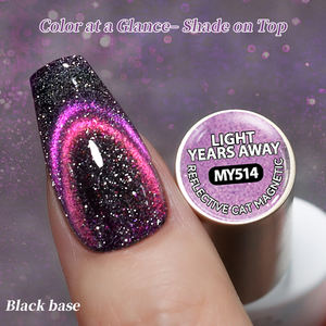 BORN PRETTY Sparkle Flash Cateye - Gel Magnético para Uñas con Efecto Ojo de Gato, Holográfico, Iridiscente, Brillante, Reflectante, Estilo Disco - Product Image 6