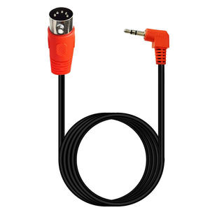 Cavo Adattatore <span class=keywords><strong>Audio</strong></span> DIN a 5 Pin con Connettore a 90 Gradi da 3,5mm, Uscita <span class=keywords><strong>Audio</strong></span> per Computer, Conduttore in Rame, PVC per Uso Industriale - Product Image 4
