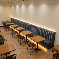 Bancs de salon en bois pour restaurants et cafés, vente en gros d'usine