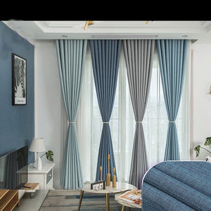 Top <span class=keywords><strong>Finel</strong></span> Personnalisé Lin Rideaux Occultants 84 Pouces de Long 100% Absolument Blackout Thermique Isolé Lin Rideaux - Product Image 2