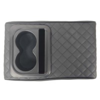 Coussin d'accoudoir de voiture multifonctionnel en PVC, installation facile, universel, style populaire