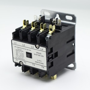 Contactor de CA HCC 4P 30A 120V trifásico para motor de compresor de aire acondicionado - Product Image 1