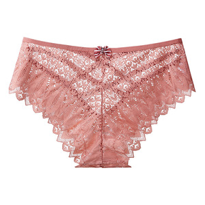 Slip da <span class=keywords><strong>donna</strong></span> a vita media in <span class=keywords><strong>pizzo</strong></span> di alta qualità, sexy, con fiocco e cinturino incrociato - Hot Sale - Product Image 6