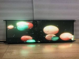 Pantalla LED Inteligente Transparente para Ventana Trasera de Automóvil, con Alta Luminosidad, 4G, WIFI, GPS, para Ventanas Traseras de Taxi - Product Image 3