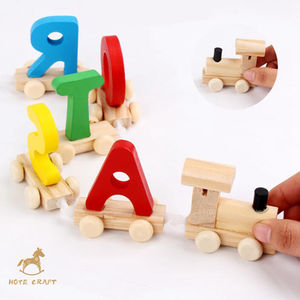 Letras Montessori A-Z de madera, tren del alfabeto ABC, juguete educativo para niños - Product Image 5