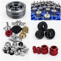 Pièces Marines Usinées CNC de Précision en Acier Inoxydable 6061 T6, Adaptateur de Molette de Volant en Aluminium Type EDM pour Bateau Marin