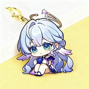 Factory Wholesale Acrylic UV Printed Custom <b>Anime</b> Patterns Various Irregular Shapes Waterproof Pendants Fashion Trend Birthday - Product Image 2
