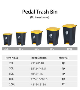 <span class=keywords><strong>Cubo</strong></span> de <span class=keywords><strong>basura</strong></span> Contenedores de <span class=keywords><strong>basura</strong></span> de carretera de reciclaje de <span class=keywords><strong>80</strong></span> <span class=keywords><strong>litros</strong></span> para parques <span class=keywords><strong>Cubo</strong></span> de <span class=keywords><strong>basura</strong></span> <span class=keywords><strong>con</strong></span> <span class=keywords><strong>pedal</strong></span> - Product Image 2