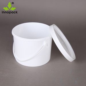 Seau en plastique recyclable personnalisé 2L avec couvercle et poignée pour peinture - Product Image 4
