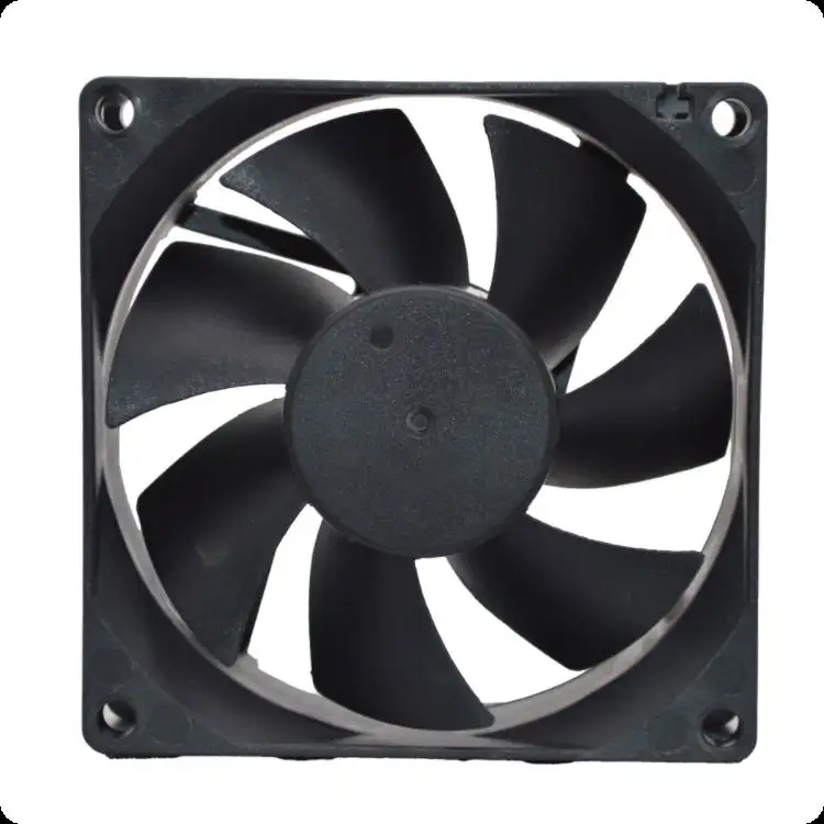 Yüksek CFM düşük gürültü hidrolik rulman fan cpu HAVA SOĞUTUCU-80mm bilgisayar kasası 12V DC Fan için soğutma fanı