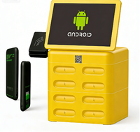 Station de location portable de 8 emplacements pour bornes de recharge publiques pour cafés Internet