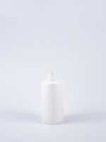 Flacon cosmétique cylindrique en verre silex haute transparence de 30 ml, couleurs personnalisées, pour crème et sérum, avec compte-gouttes et écran.