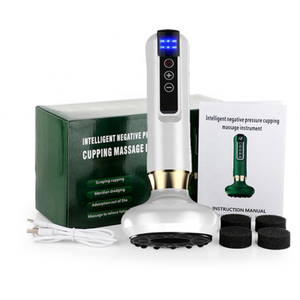 Masseur à ventouses électrique intelligent avec lumière rouge chauffante, outil de raclage Gua Sha et ventouse anti-cellulite – Ensemble complet - Product Image 2