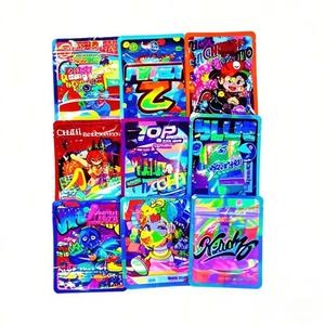 Pochette debout refermable écologique personnalisée emballage alimentaire étanche à l'humidité pour bonbons bonbons bonbons aliments pour animaux de compagnie 3.5g 7g mylar sacs à fermeture éclair - Product Image 2