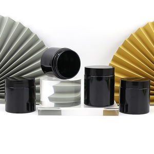 Hot Bán 68Mm Hai Lớp Màu Đen Pet Nhựa Kem Jar Vít Top Bao Bì Mỹ Phẩm <span class=keywords><strong>Container</strong></span> Cho Chăm Sóc Da 50 ~ 500Ml - Product Image 2