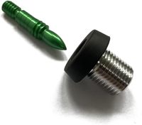 CUEELF Premium 3/8-16 Kit d'extension de bouchon de queue de billard, plusieurs couleurs en option