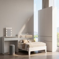 Ensemble de meubles de chambre à coucher en bois de style économique pour villa et appartement - Design moderne luxueux de haute qualité, best-seller avec rangement