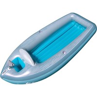 Lit flottant gonflable en PVC pour piscine, chaise longue pour adulte et canot de yacht, transat gonflable double capacité pour bronzage