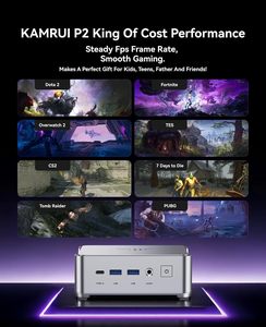 Mini PC KAMRUI Pinova <span class=keywords><strong>P2</strong></span>, Intel Core I5-12600H, 16 GB de RAM, 512 GB <span class=keywords><strong>SSD</strong></span>, 12C 45 GHz, Gráficos Intel Iris Xe, Sistema Operativo, WiFi6, BT52 - Product Image 5