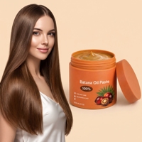 OEM Nourishes Scalp Batanah Oil Hair Paste Memperbaiki Kerusakan Rambut, Ujung Rambut Bercabang, Mengatasi Rambut Kering dan Mengembang, Perawatan Penghalus, Kondisioner Rambut