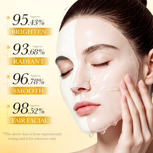 Masque facial FAYANKOU à la vitamine C, masque visage au glutathion, blanchissant et anti-taches, nourrissant en profondeur, masque coréen OEM - Product Image 2