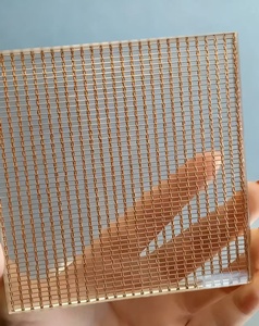 Decorative Woven Stainless Steel <b>Wire</b> <b>Mesh</b> Tempered Laminated Glass for Interior Decoration Partition - Product Image 2