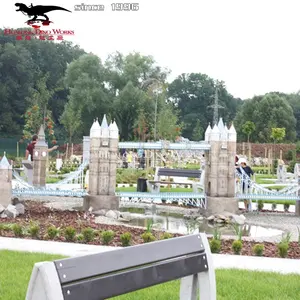 Miniatura de alta simulación de decoración de parque al aire libre para exposición
