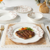 Meilleures ventes - Service de table en céramique dorée moderne de luxe - Assiettes et bols en porcelaine de qualité supérieure - Vente flash - Services de table