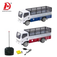 HUADA 2,4 GHz Control Remoto de Carga Larga Camión de Carga Coche Juguetes Simulación Vehículo Modelo Niños RC Contenedor Camión Juguetes