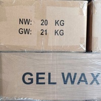 Natürliches Hochwertiges Transparentes Gel-Wachs für Kerzenherstellung Rohmaterial im Glasgefäß Handgemacht Ungiftig Gratis Musterbeutel