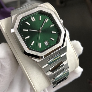 カスタムロゴ ステンレス製 六角形 メンズ腕時計 卸売 5ATM防水 高級 38mm 超薄型 クォーツ時計 - Product Image 4