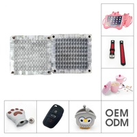 OEM High Quality Custom YIOT Eco-Friendly Certified Silicone Keychain Keycap Mold with Cartoon Style Cute Animal Design