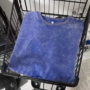 Graphique personnalisé 100% poids lourd de haute qualité pour hommes goutte épaule coton surdimensionné pierre t-shirt lavage à l'acide 3D bouffée impression t-shirt - Product Image 5